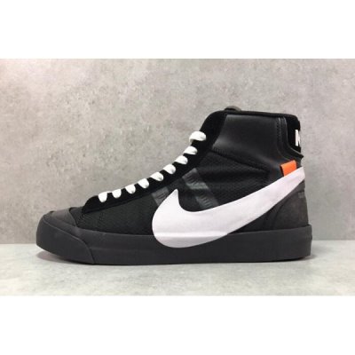 Nike Blazer Mid Beyaz / Siyah Kaykay Ayakkabı Türkiye - 72WGZCPB